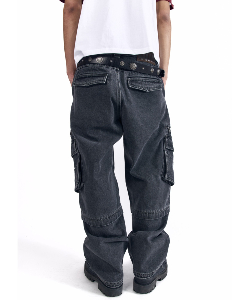 AAKAM(アーカム)の「Knee Incision Zippered Cargo Pants (Gray)(その他パンツ・レディース・その他・1/2)」の13枚目の写真