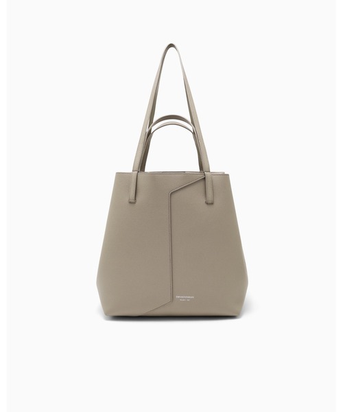 EMPORIO ARMANI(エンポリオアルマーニ)の「【エンポリオ アルマーニ】Emporio Armani 1981 レザートートバック(トートバッグ・レディース・オートミール/ブラック・FREE)」の14枚目の写真