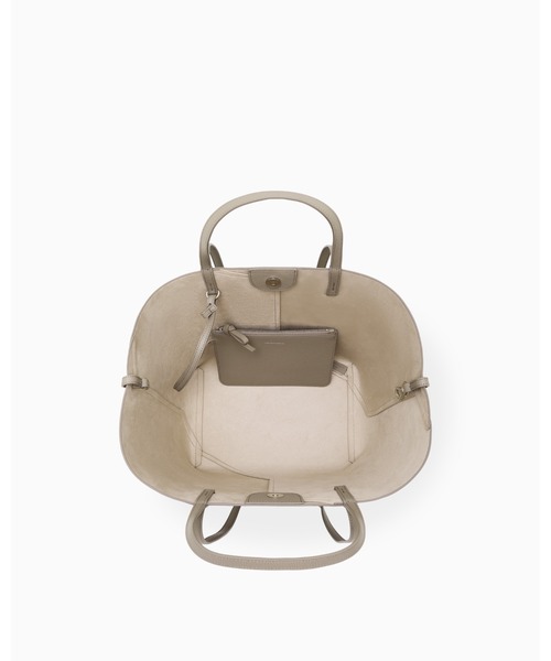 EMPORIO ARMANI(エンポリオアルマーニ)の「【エンポリオ アルマーニ】Emporio Armani 1981 レザートートバック(トートバッグ・レディース・オートミール/ブラック・FREE)」の15枚目の写真