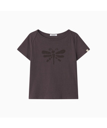 OHESHIO（オヘシオ）の「VINTAGE DRAGONFLY SLIM T-SHIRT, PURPLE（Tシャツ/カットソー）」