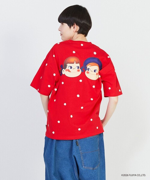 FRAPBOIS(フラボア)の「ミルキードットTシャツ(Tシャツ/カットソー・レディース・ホワイト/レッド/ブラック・2/1)」の3枚目の写真