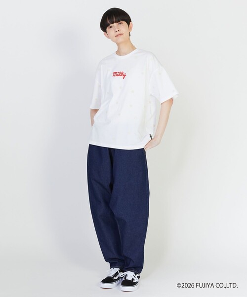 FRAPBOIS(フラボア)の「ミルキードットTシャツ(Tシャツ/カットソー・レディース・ホワイト/レッド/ブラック・2/1)」の4枚目の写真