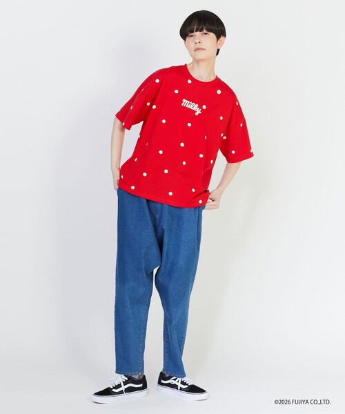 FRAPBOIS(フラボア)の「ミルキードットTシャツ(Tシャツ/カットソー・レディース・ホワイト/レッド/ブラック・2/1)」の21枚目の写真