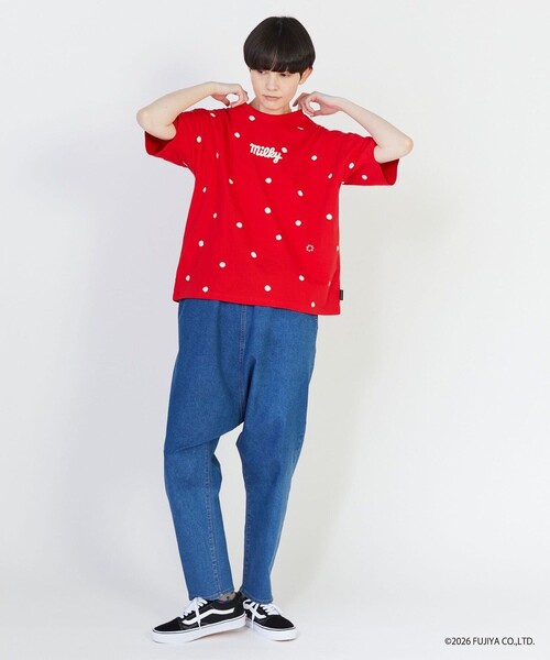 FRAPBOIS(フラボア)の「ミルキードットTシャツ(Tシャツ/カットソー・レディース・ホワイト/レッド/ブラック・2/1)」の22枚目の写真