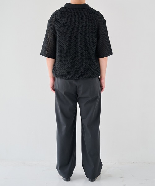 STUDIOUS(ステュディオス)の「【STUDIOUS】SKIPPER KNIT(ニット/セーター・メンズ・ブラック/アイボリー・1/2)」の10枚目の写真