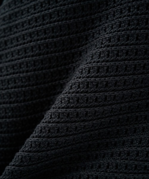 STUDIOUS(ステュディオス)の「【STUDIOUS】SKIPPER KNIT(ニット/セーター・メンズ・ブラック/アイボリー・1/2)」の12枚目の写真