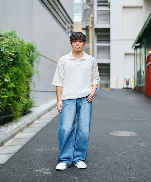 STUDIOUS(ステュディオス)の「【STUDIOUS】SKIPPER KNIT(ポロシャツ・メンズ・ブラック/アイボリー・1/2)」の15枚目の写真