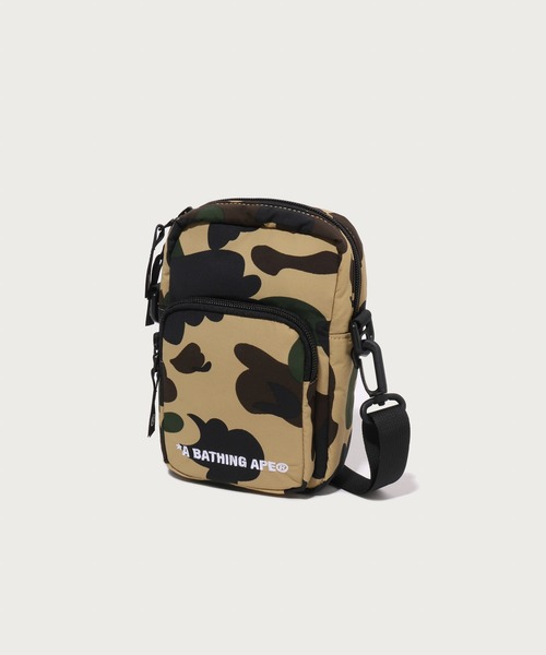 A BATHING APE(アベイシングエイプ)の「1ST CAMO MINI SHOULDER BAG(ショルダーバッグ・メンズ・イエロー/グリーン・FREE)」の4枚目の写真
