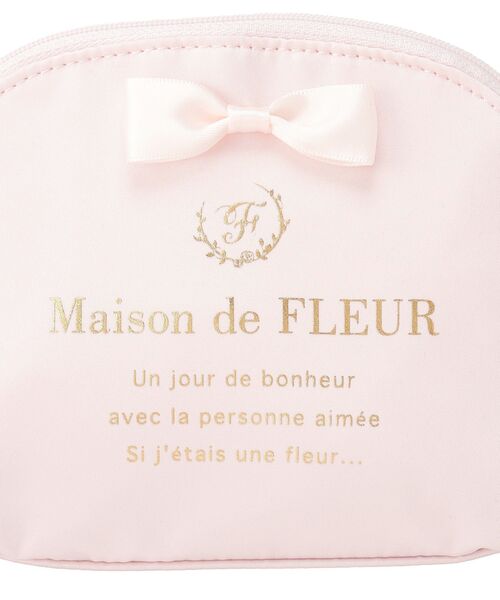Maison de FLEUR(メゾンドフルール)の「ダブルリボンギャザートート・ポーチ(トートバッグ・レディース・ブラック/ラベンダー/ライトピンク/ミント・FREE)」の19枚目の写真