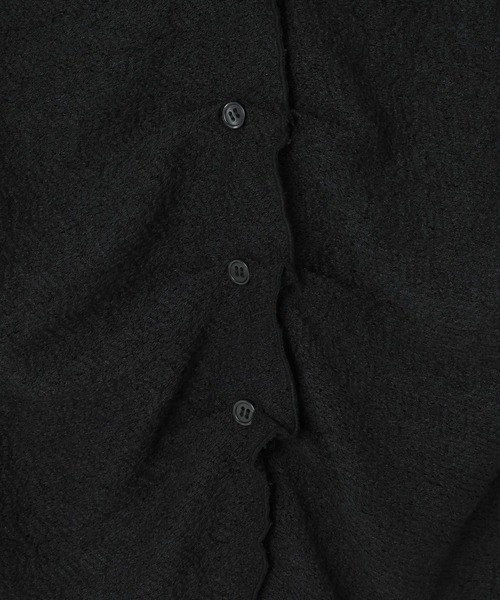 LEPSIM(レプシィム)の「タックフリルカーデプルオーバー 898357(Tシャツ/カットソー・レディース・オフホワイト/イエロー系その他/ブラック・FREE)」の19枚目の写真