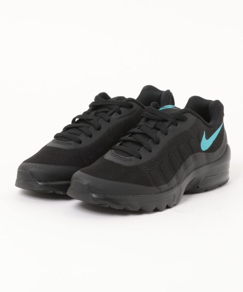 NIKE(ナイキ)の「NIKE ナイキ AIR MAX INVIGOR【軽量】メンズスニーカー(エアマックスインビガー) 749680-014 ブラック/ガンマブルー(スニーカー・メンズ・ブラック×ブルー・25.5cm/26.0cm/26.5cm/27.0cm/27.5cm/28.0cm/29.0cm/30.0cm/31cm)」の1枚目の写真