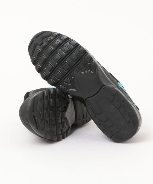 NIKE(ナイキ)の「NIKE ナイキ AIR MAX INVIGOR【軽量】メンズスニーカー(エアマックスインビガー) 749680-014 ブラック/ガンマブルー(スニーカー・メンズ・ブラック×ブルー・25.5cm/26.0cm/26.5cm/27.0cm/27.5cm/28.0cm/29.0cm/30.0cm/31cm)」の3枚目の写真
