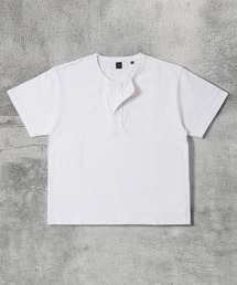 N.W.T（エヌダブルティー）の「【N.W.T】8.5oz クロップド ヘンリーネックTシャツ / ヘビーウェイト 綿100% ユニセックス（Tシャツ/カットソー）」