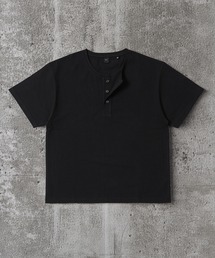 N.W.T（エヌダブルティー）の「【N.W.T】8.5oz クロップド ヘンリーネックTシャツ / ヘビーウェイト 綿100% ユニセックス（Tシャツ/カットソー）」