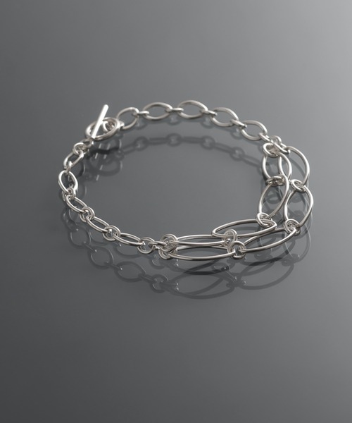 YArKA/ヤーカ】dual architect oval chain bracelet [dudu2] / 2ライン