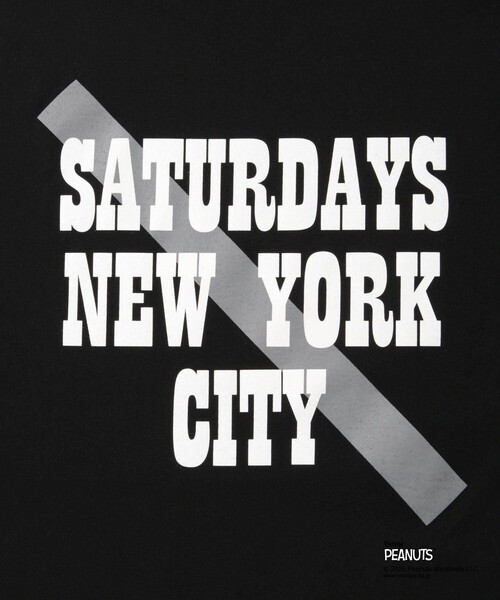 Saturdays NYC(サタデーズ ニューヨークシティ )の「SNYC x SNOOPY SURF T(Tシャツ/カットソー・メンズ・ブラック/ホワイト・M/L/XL/S)」の9枚目の写真