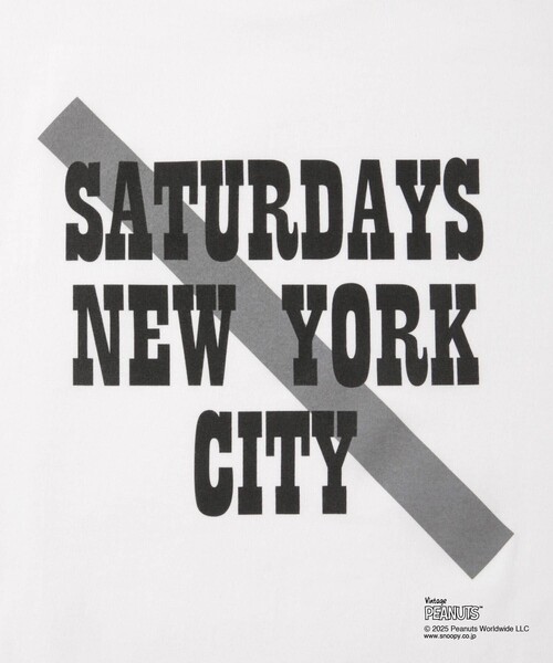 Saturdays NYC(サタデーズ ニューヨークシティ )の「SNYC x SNOOPY SURF T(Tシャツ/カットソー・メンズ・ブラック/ホワイト・M/L/XL/S)」の10枚目の写真