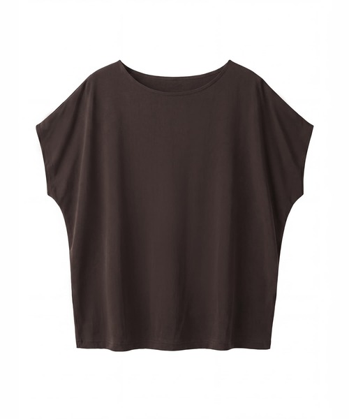 STYLE DELI(スタイルデリ)の「【DELI by】ゆる美シルエットドルマントップス(Tシャツ/カットソー・レディース・ブラック/ホワイト/ネイビー/ブラウン・M)」の19枚目の写真