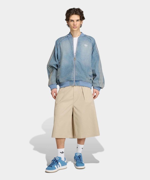 adidas(アディダス)の「SST アディカラー デニム トラックトップ / ジャージ / アディダスオリジナルス adidas Originals(デニムジャケット・メンズ・ブルー・3XL/MEDIUM/XX-LARGE/LARGE/SMALL/X-LARGE/X-SMALL)」の5枚目の写真