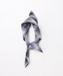 UNFOLLOW（アンフォロー）の「【FOLL / フォル】cotton cashmere check scarf（バンダナ/スカーフ）」