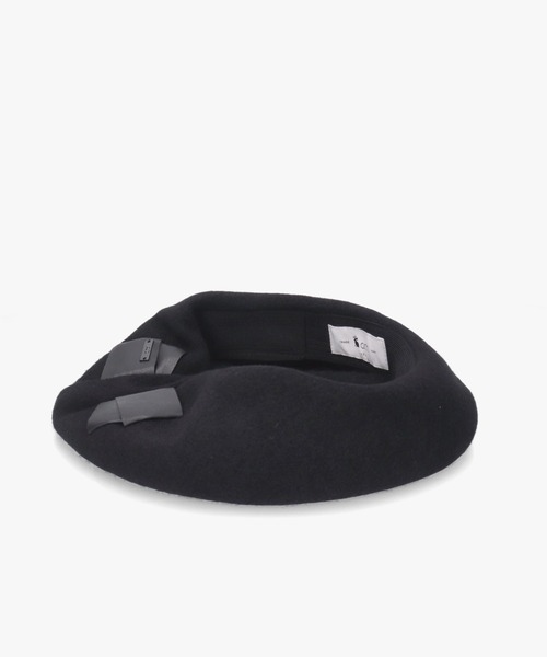 arth(アース)の「arth Put in Ribbon Beret / アース(ハンチング/ベレー帽・レディース・ブラウン/ライトグレー/ブラック・M/57.5cm)」の9枚目の写真