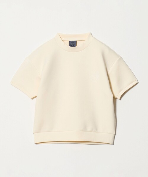 UNITED ARROWS GOLF(ユナイテッドアローズゴルフ)の「ウィメンズ ショートスリーブ モックネック スウェット(Tシャツ/カットソー・レディース・イエロー/ライム/オフホワイト・S/L/M)」の2枚目の写真