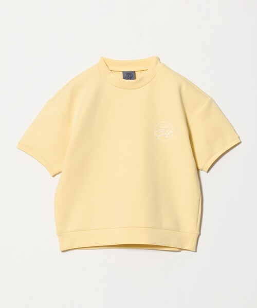 UNITED ARROWS GOLF(ユナイテッドアローズゴルフ)の「ウィメンズ ショートスリーブ モックネック スウェット(Tシャツ/カットソー・レディース・イエロー/ライム/オフホワイト・S/L/M)」の4枚目の写真