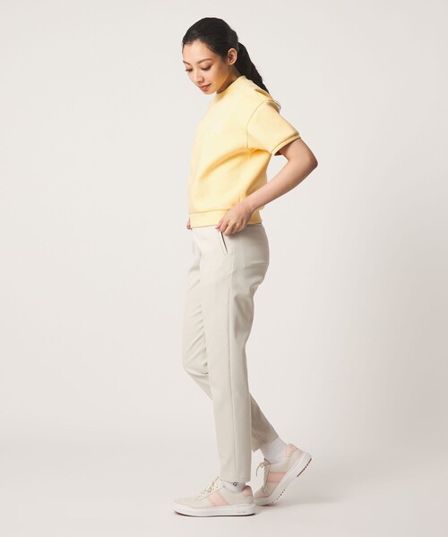 UNITED ARROWS GOLF(ユナイテッドアローズゴルフ)の「ウィメンズ ショートスリーブ モックネック スウェット(Tシャツ/カットソー・レディース・イエロー/ライム/オフホワイト・S/L/M)」の17枚目の写真
