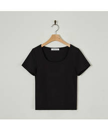 ジェインスクエアネックTシャツ