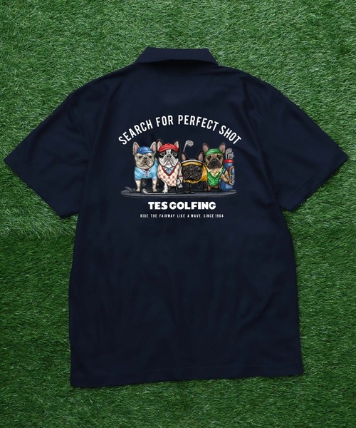 The Endless Summer(エンドレスサマー)の「TES GOLF POLO 4BUHI / ポロシャツ(ポロシャツ・メンズ・グリーン/ホワイト/ベージュ/ブラック/ネイビー/サックスブルー・MEDIUM/SMALL/XX-LARGE/X-LARGE/LARGE)」の5枚目の写真
