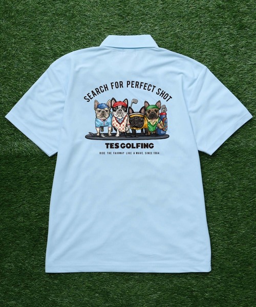 The Endless Summer(エンドレスサマー)の「TES GOLF POLO 4BUHI / ポロシャツ(ポロシャツ・メンズ・グリーン/ホワイト/ベージュ/ブラック/ネイビー/サックスブルー・MEDIUM/SMALL/XX-LARGE/X-LARGE/LARGE)」の6枚目の写真