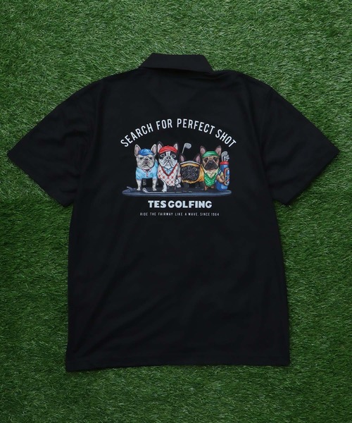 The Endless Summer(エンドレスサマー)の「TES GOLF POLO 4BUHI / ポロシャツ(ポロシャツ・メンズ・グリーン/ホワイト/ベージュ/ブラック/ネイビー/サックスブルー・MEDIUM/SMALL/XX-LARGE/X-LARGE/LARGE)」の3枚目の写真