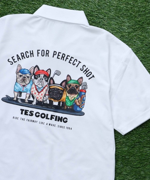 The Endless Summer(エンドレスサマー)の「TES GOLF POLO 4BUHI / ポロシャツ(ポロシャツ・メンズ・グリーン/ホワイト/ベージュ/ブラック/ネイビー/サックスブルー・MEDIUM/SMALL/XX-LARGE/X-LARGE/LARGE)」の12枚目の写真