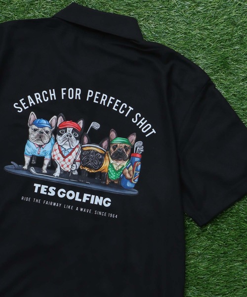 The Endless Summer(エンドレスサマー)の「TES GOLF POLO 4BUHI / ポロシャツ(ポロシャツ・メンズ・グリーン/ホワイト/ベージュ/ブラック/ネイビー/サックスブルー・MEDIUM/SMALL/XX-LARGE/X-LARGE/LARGE)」の14枚目の写真