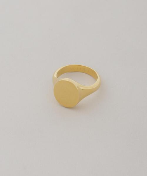 NANO universe(ナノユニバース)の「ASSEMBLANC JEWELRY/別注 Signet Ring(リング・メンズ・ゴールド・9)」の5枚目の写真