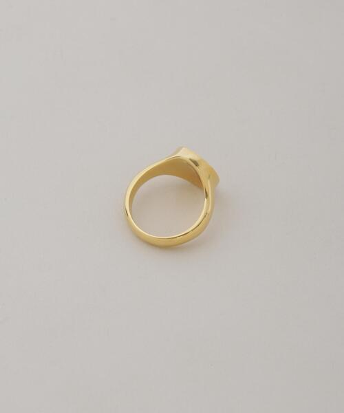 NANO universe(ナノユニバース)の「ASSEMBLANC JEWELRY/別注 Signet Ring(リング・メンズ・ゴールド・9)」の6枚目の写真