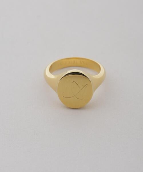 NANO universe(ナノユニバース)の「ASSEMBLANC JEWELRY/別注 Signet Ring(リング・メンズ・ゴールド・9)」の7枚目の写真