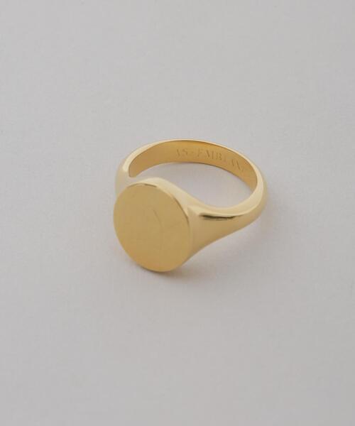 NANO universe(ナノユニバース)の「ASSEMBLANC JEWELRY/別注 Signet Ring(リング・メンズ・ゴールド・9)」の8枚目の写真