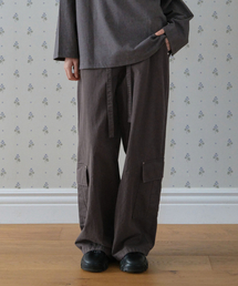 WASHED UTILITY PANTS_CHARCOAL