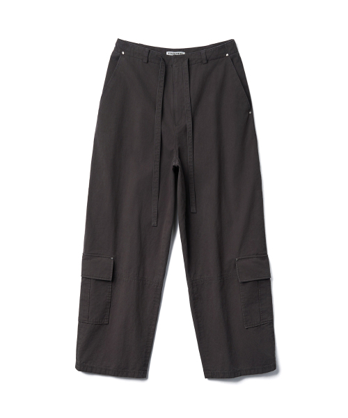 TTUDEMENT(トュードメント)の「WASHED UTILITY PANTS_CHARCOAL(その他パンツ・レディース・その他・SMALL/MEDIUM)」の2枚目の写真