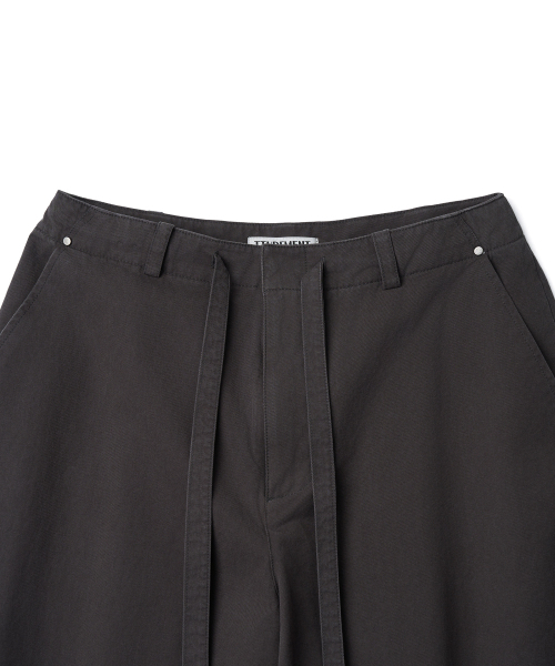 TTUDEMENT(トュードメント)の「WASHED UTILITY PANTS_CHARCOAL(その他パンツ・レディース・その他・SMALL/MEDIUM)」の4枚目の写真