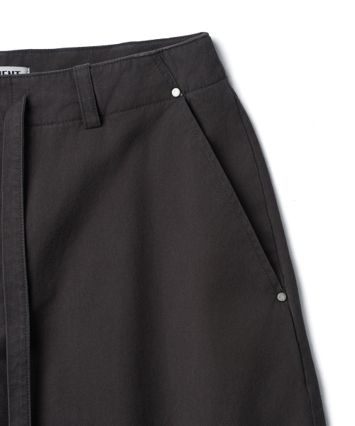 TTUDEMENT(トュードメント)の「WASHED UTILITY PANTS_CHARCOAL(その他パンツ・レディース・その他・SMALL/MEDIUM)」の5枚目の写真