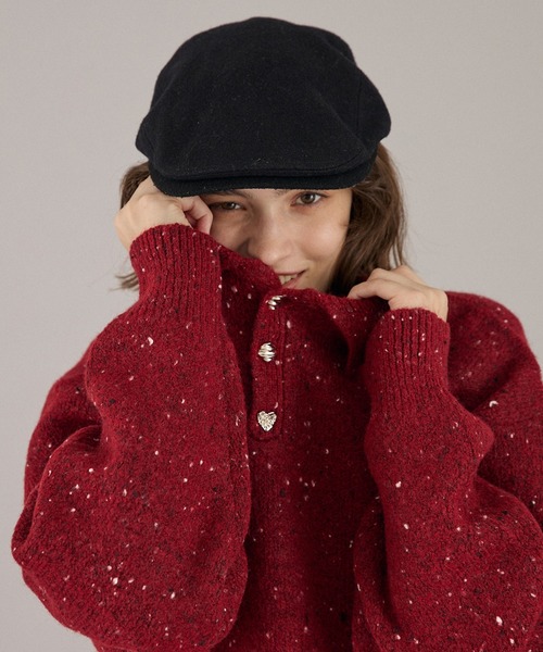 ONCILY(オンシェリー)の「26AW SILVER BUTTON SHAGGY KNIT POLO / 26AW シルバーボタンシャギーニットポロ(ニット/セーター・メンズ・チャコールグレー/ネイビー/ブラウン/レッド/ブルー/グリーン/アイボリー/グリーン系その他/オレンジ系その他/ブルーグリーン・SMALL/MEDIUM/LARGE)」の20枚目の写真