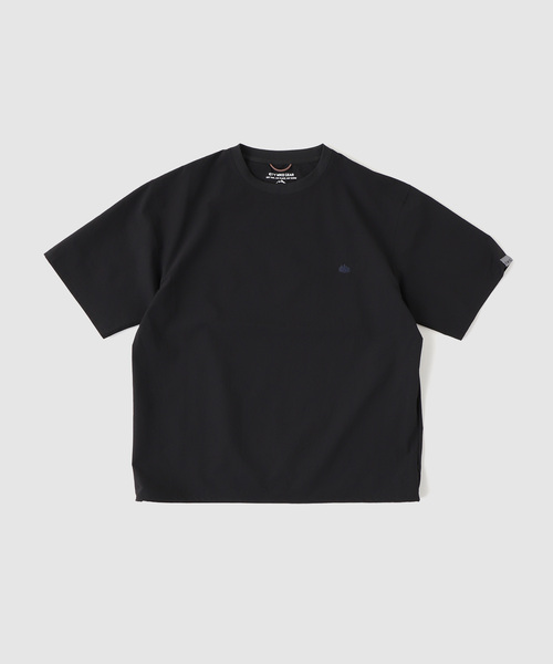 B.C STOCK(ベーセーストック)の「C.H.G. メッシュトレイルTシャツ(Tシャツ/カットソー・メンズ・チャコールグレー/ブラック・MEDIUM/LARGE)」の1枚目の写真