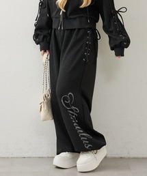 continuer de NICE CLAUP（コンティニューデナイスクラップ）の「【セットアップ】レースＵＰキラロゴスウェットパンツ（スウェットパンツ）」