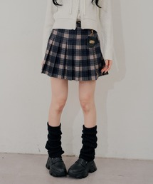 チャーム付プリーツミニSK