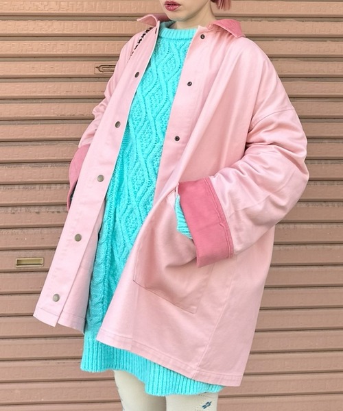 Alley Tokyo(アリートーキョー)の「モンスターカバーオール(カバーオール・レディース・カーキ/ネイビー/ピンク・FREE)」の3枚目の写真