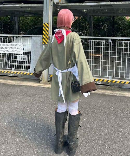 Alley Tokyo(アリートーキョー)の「モンスターカバーオール(カバーオール・レディース・カーキ/ネイビー/ピンク・FREE)」の18枚目の写真