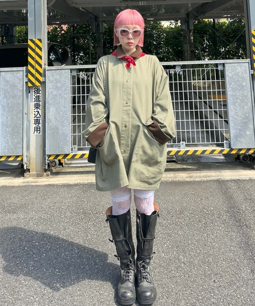 Alley Tokyo(アリートーキョー)の「モンスターカバーオール(カバーオール・レディース・カーキ/ネイビー/ピンク・FREE)」の12枚目の写真