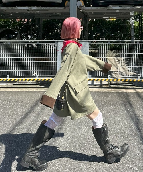 Alley Tokyo(アリートーキョー)の「モンスターカバーオール(カバーオール・レディース・カーキ/ネイビー/ピンク・FREE)」の11枚目の写真